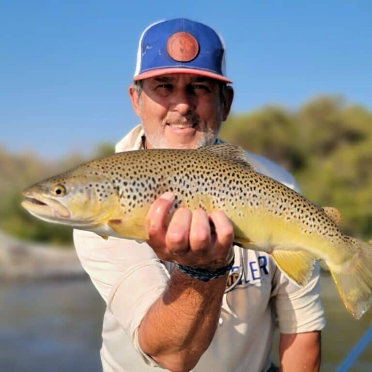 Chris Simonds Fishing In WWF Hat